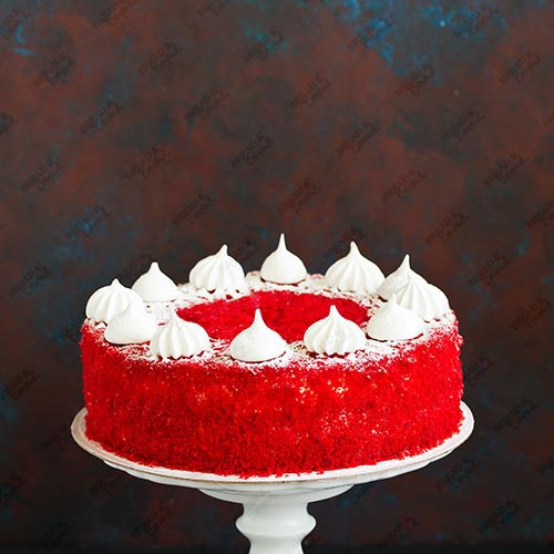 Delicious Red Velvety Texture Cake