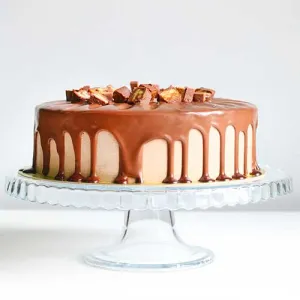 Dripping Caramel Cake