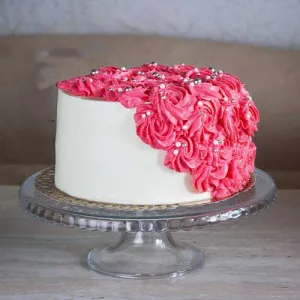 Pink Floral Cake