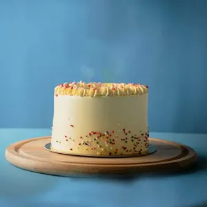 Sprinkled Cream Cake